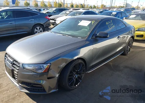 2017 Audi A5 2.0T Sport from USA, damaged, VIN WAUD2AFR2HA000625